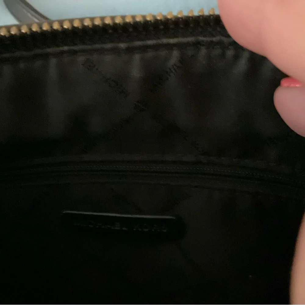 Michael Kors Black‎ Leather Crossbody Bag